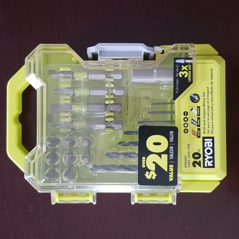 NWT RYOBI Drill and Impact Drive Set